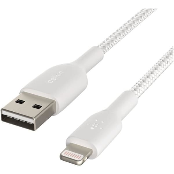 BELKIN - kabel - Flätad kabel Lght USBA 2M blc - B