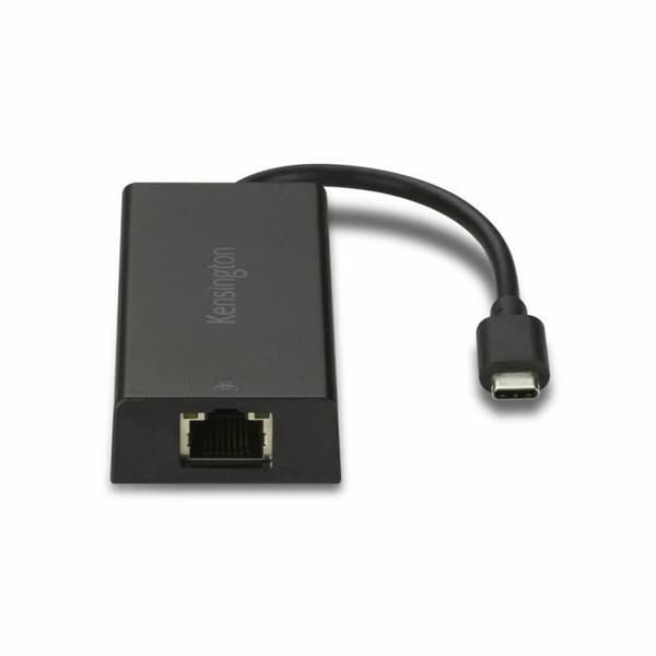 USB C till RJ45-adapter - Kensington - K38295WW - Plug and play - 2,5 Gbit/s - Svart