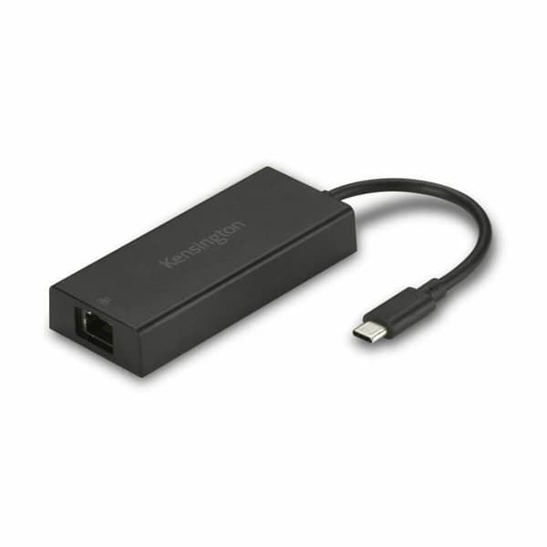 USB C till RJ45-adapter - Kensington - K38295WW - Plug and play - 2,5 Gbit/s - Svart