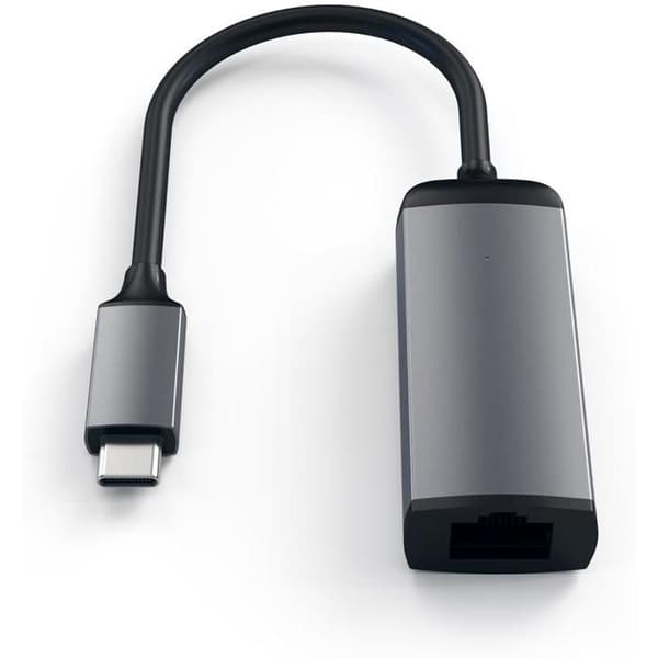 Typ-C till hona Ethernet SA-ST-TCEN Satechi Single Wing Adapter Grå Grå