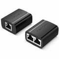 Pikkukuva 1 / 4: Jakaja Ethernet LAN - 2 x RJ45 Adapteri Vention IPTB0 Musta