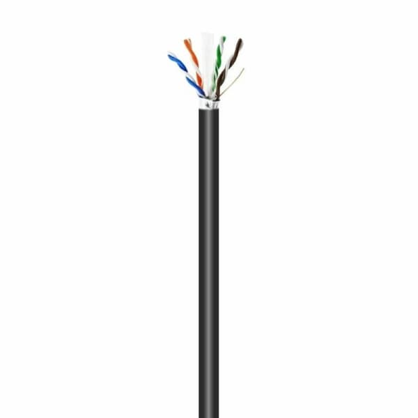 Nätkabel UTP Styv Kategori 6 Aisens AWG24 Svart 305 m