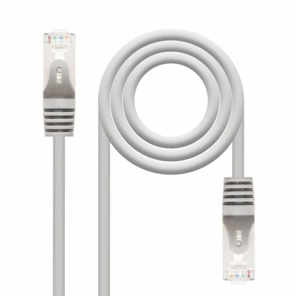 Nätkabel UTP Styv Kategori 6 NANOCABLE 10.20.0805 Grå 5 m