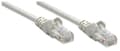 Pikkukuva 3 / 4: Intellinet Network Patch Cable, Cat5e, 2m, harmaa, CCA, U/UTP, PVC, RJ45, kullatut kontaktit, snagless, käynnistys, elinikäinen takuu, polybag