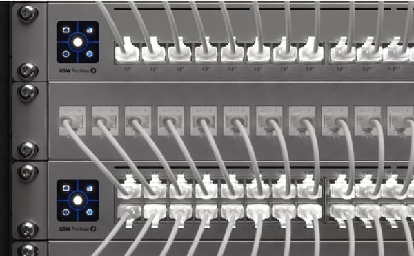 Ubiquiti UACC-Cable-Patch-EL-0,15MW nätverkskabel Genomskinlig, vit Cat6