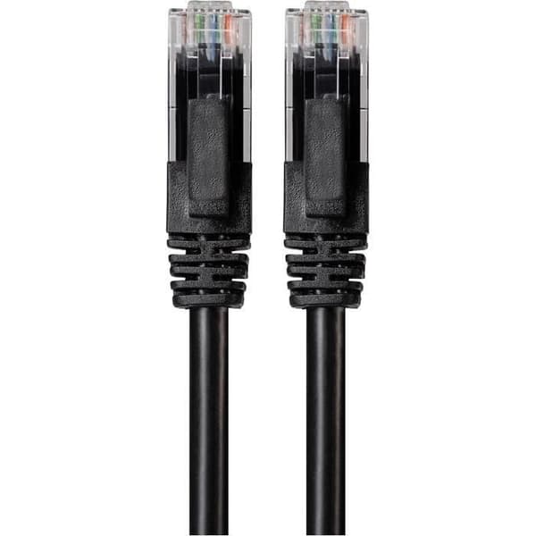 Ethernet-kabel - MAPLIN - CAT6 - 50m - Väderbeständig - Svart