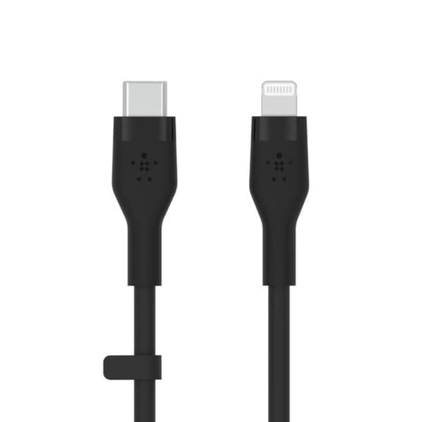 Kabel - BELKIN - FLEX LIGHTNING-USB-C - 15W - 2M - Svart