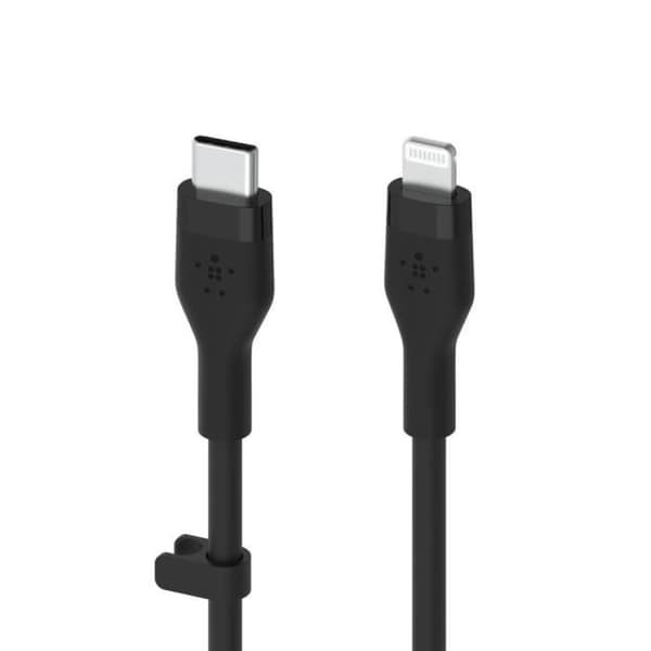 Kabel - BELKIN - FLEX LIGHTNING-USB-C - 15W - 2M - Svart