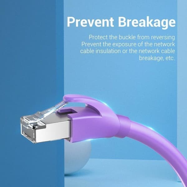RJ45 samlingsboks Vention IODV0-100 Lilla