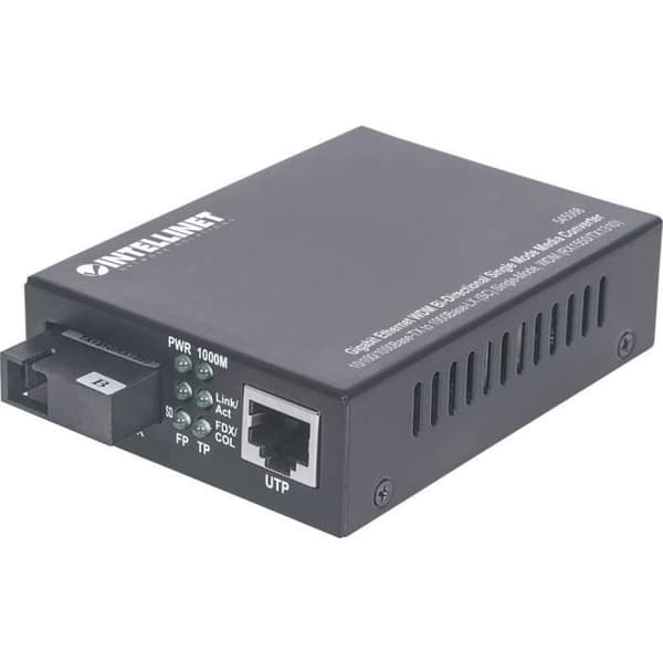Nätverksmediakonverterare - INTELLINET - 545068 - SC Duplex - 1 Gbit-s
