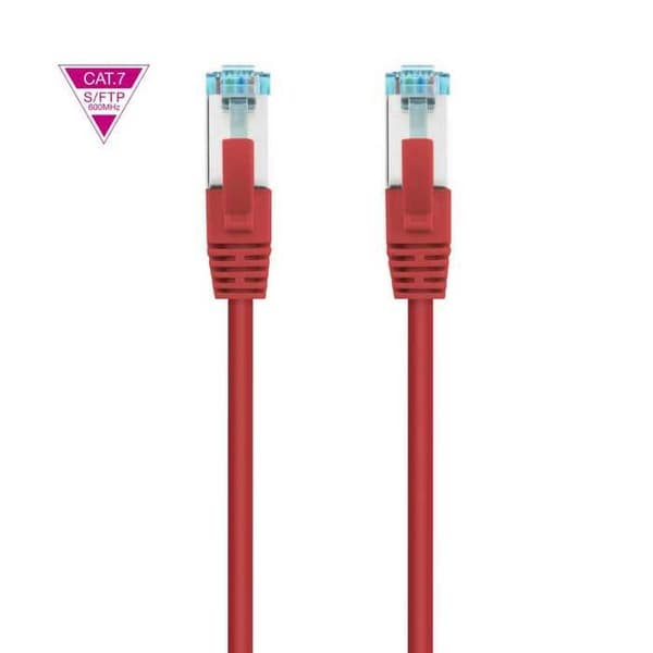 Nätverkskabel - Nanocable - RJ45 - Kategori 7 - 10 Gbit/s - 2 M - Röd