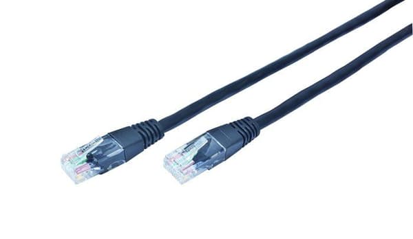 Kabel - nätverksadapter - telefoni Gembird - PP12-5M/BK - 5 m nätverkskabel