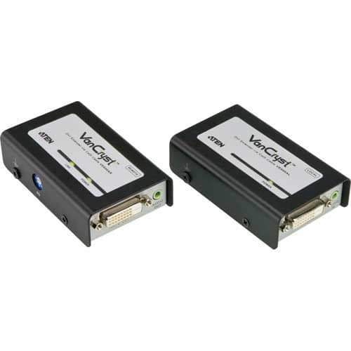 DVI Extender - ATEN VE600A - Max 60m via nätverkskabel - Med ljud