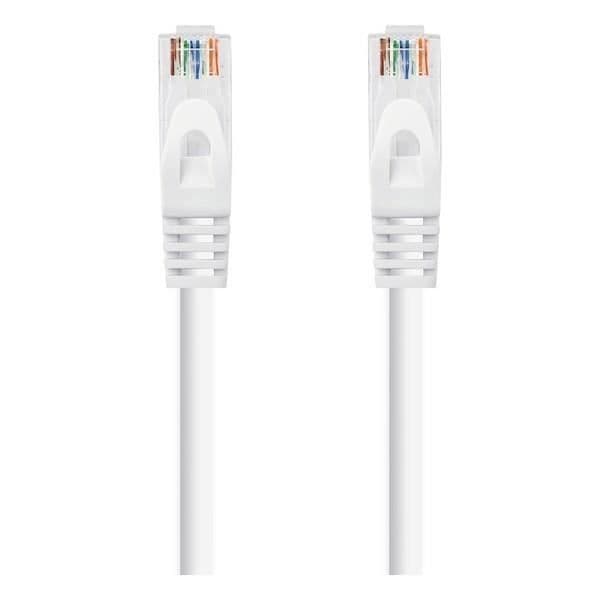 Stel nätverkskabel UTP 6:e kategori NANOCABLE 10.20.1803-W LSZH (3 m) Vit
