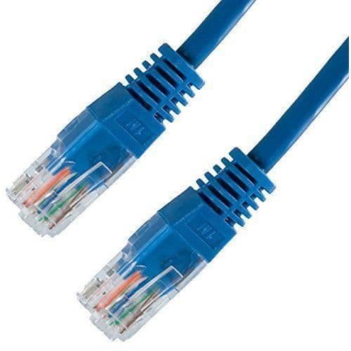 Nanokabel 10.20.0102-BL - Nätverkskabel latiguillo RJ45, Cat.5e, UTP, AWG24, 2 meter blå