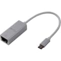 Miniatyrbild 3 av 3: USB-C till Ethernet-adapter - LMP - Silver - Gigabit Ethernet - Ingen drivrutin krävs - USB-C-kontakt