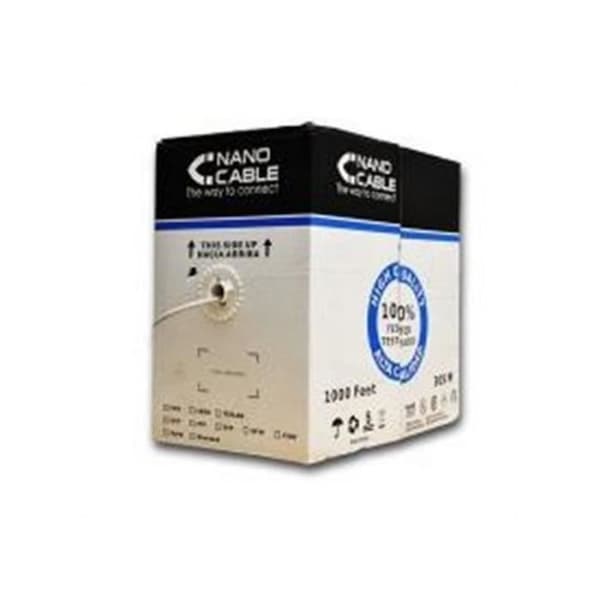 RJ45-kabel Kategori 6 FTP Stel NANOCABLE 10.20.0904 305 m