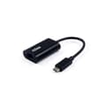 Miniatyrbild 1 av 4: Typ C till Ethernet-kabeladapter - NILOX - NXADAP06 - 1 Ethernet LAN-port (RJ-45) - 1 USB-port - Svart