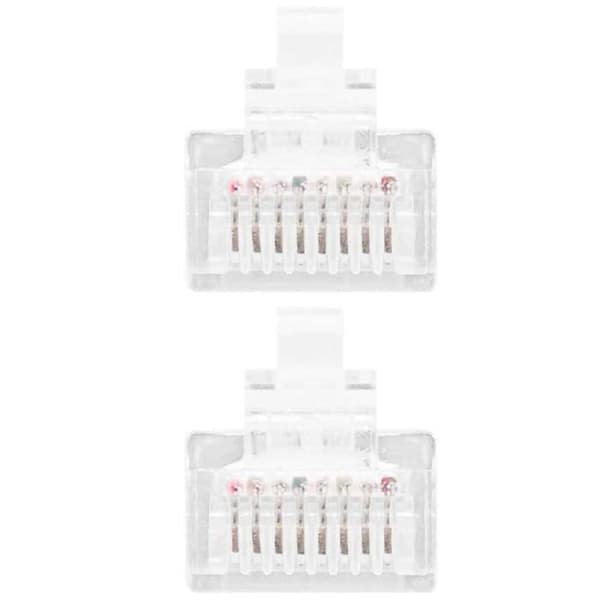 OCIODUAL Nanocable 10.20.0400-L30-W 30cm Cat.6 White RJ45 Ethernet-kabel för PC Bärbara datorer Routers Ethernet LAN-nätverkssladd