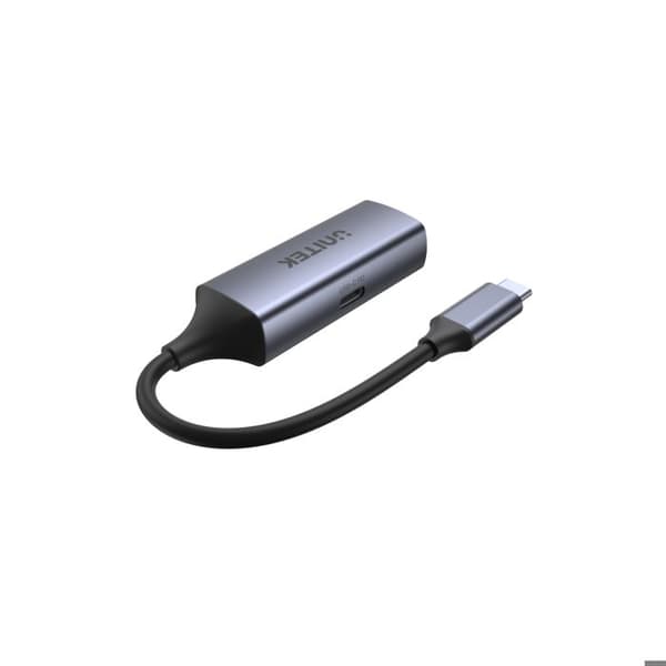USB-C till Gigabit Ethernet-adapter - UNITEK - Power Delivery 100W - 5 Gbps - Bakåtkompatibel med USB 2.0/1.1