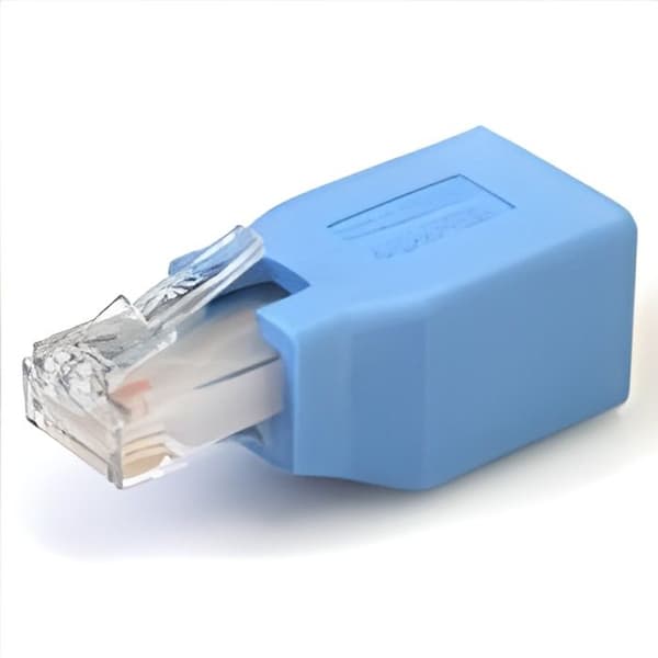 Adaptatör Rollover Console - STARTECH - RJ45 Ethernet - 1 x RJ-45 Hon - 1 x RJ-45 Hann - Blå