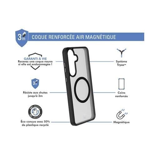 Coque telefon - Forcecase - FC Air Frost - Galaxy S25+ - 50% återvunnet plast - Kompatibel med MagSafe