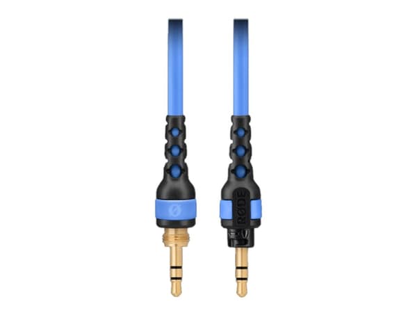 RØDE - Hörlurskabel - mini-phone stereo 3.5 mm hane - 1.2 m - blå