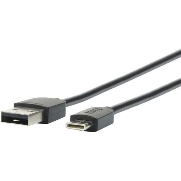MOBILIS USB-kabel - USB-C (M) till USB (M) - USB 2.0 - 1 m - Svart