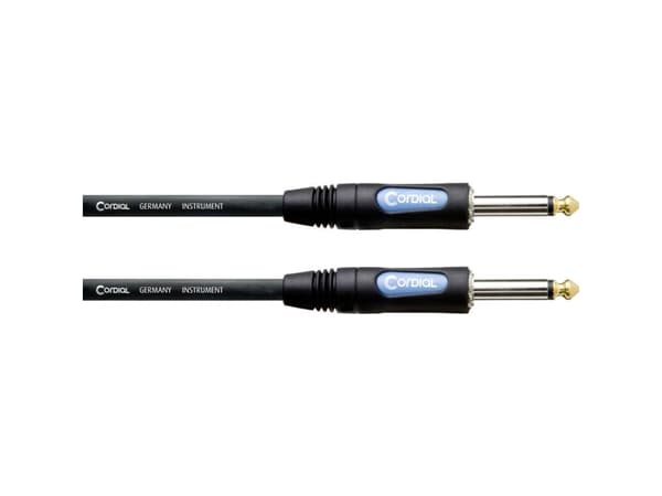 Cordial INTRO CCI 3 PP, 6.35mm, Male, 6.35mm, Male, 3 m, Black