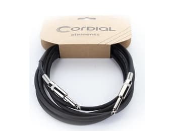Cordial 14759, 6.35mm, urosliitin, 6.35mm, urosliitin, 9 m, musta