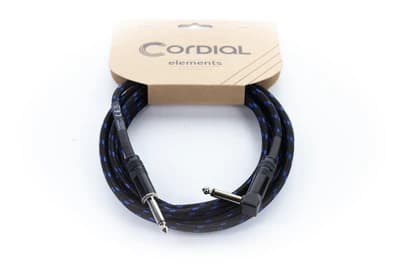 Cordial 14782, 6,35 mm, käsikappale, 6,35 mm, käsikappale, 7,5 m, musta, sininen