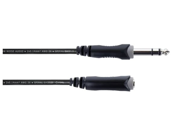 Cordial 14824, 6.35mm, Hankjønn, 6.35mm, Hunkjønn, 3 m, Sort