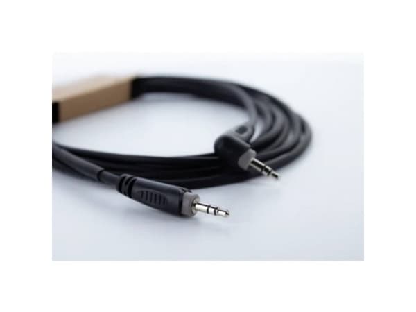 Cordial 14923 Jack Audio Tilslutningskabel [1x Jackstik 3,5 mm - 1x Jackstik 3,5 mm] 1 m Sort PVC-kappe, snoet