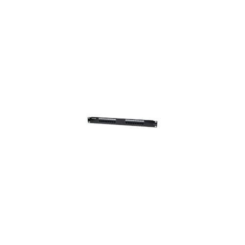 Intellinet Patch Panel, Cat6, UTP, 16-Port, 1U, Black - patch-panel - 1U - 19" Svart