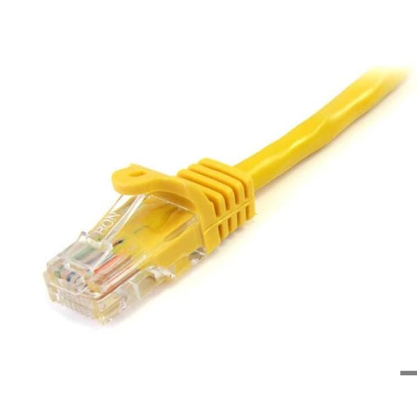 STARTECH 1m Hookless Cat5e UTP Nätverkskabel - M / M - Gul
