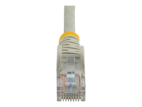 STARTECH Cat5e UTP nätverkskabel utan krok - 7 m Grå - Anti-snag RJ45 Ethernet-kabel - Patchkabel
