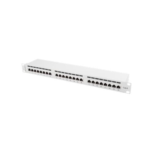 Lanberg PPS6-1024-S - patch-panel - 1U - 19" Grå