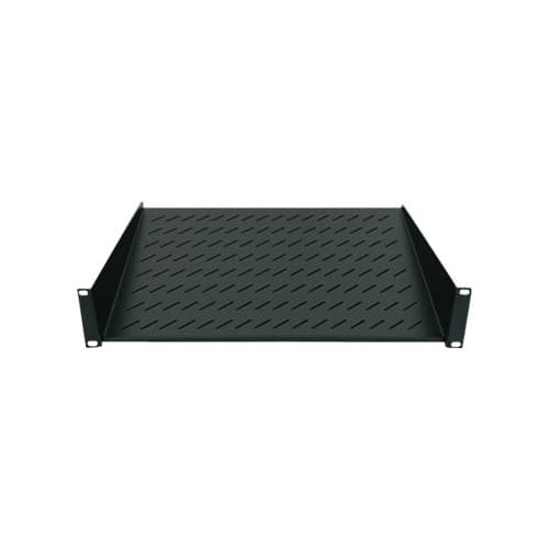 Intellinet 19" Cantilever Shelf, 1U, 2-Point Front Mount, 150mm Depth, Max 25kg, Black, Three Year Warranty - hylla för rack - 1U
