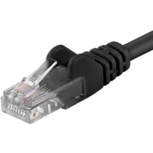 Cordon Patch Cat 6 Utp, 5m - Svart, Skärmad, Cat.6 Patchkablar, Nätverk av Metallkomponenter