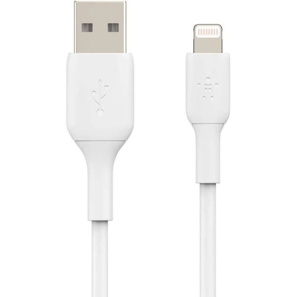BELKIN - kabel - Kabel Lightning USB-A 2M,Vit