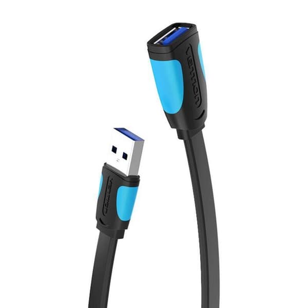 Ventilationskabel - nätverksadapter - telefoni - VAS-A13-B200 - platt USB 3.0, 2 m