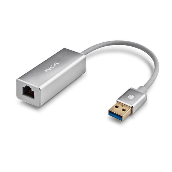 USB 3.0 nätverksadapter - NGS - HACKER 3.0 - RJ45 - 1Gbps - 15cm - Plug and Play