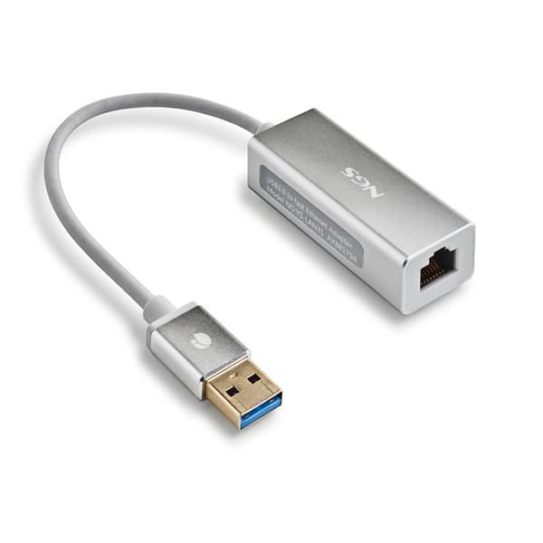 USB 3.0 nätverksadapter - NGS - HACKER 3.0 - RJ45 - 1Gbps - 15cm - Plug and Play
