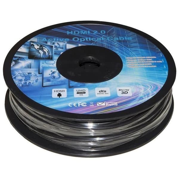 LINK LKCHD30F Optisk fiberkabel Aoc Hdmi 2.0, Hdcp, Arc, Edid 4K 60Hz 4:4:4 Hybrid 30 m