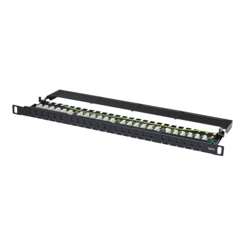 DIGITUS DN-91624U-SL-SH - patch-panel - 0.5U - 19" Svart