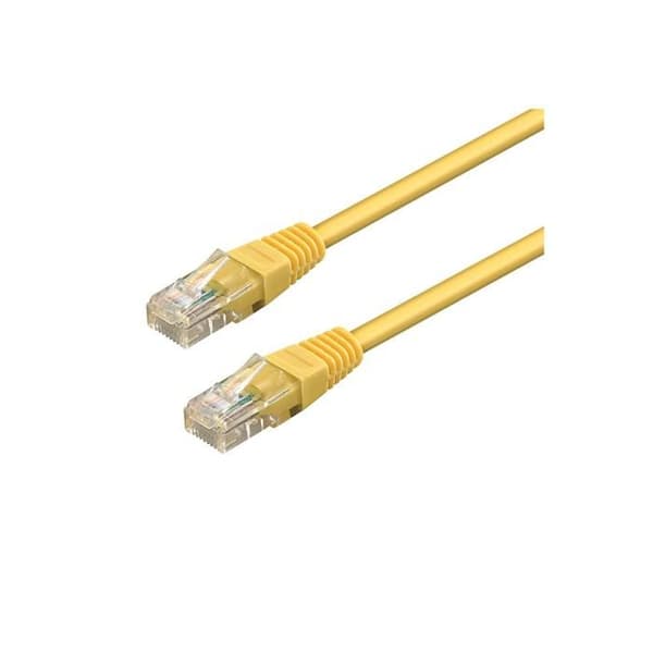 WP WPC-PAT-6U020Y, 2 m, Cat6, U-UTP (UTP), RJ-45, RJ-45, gul
