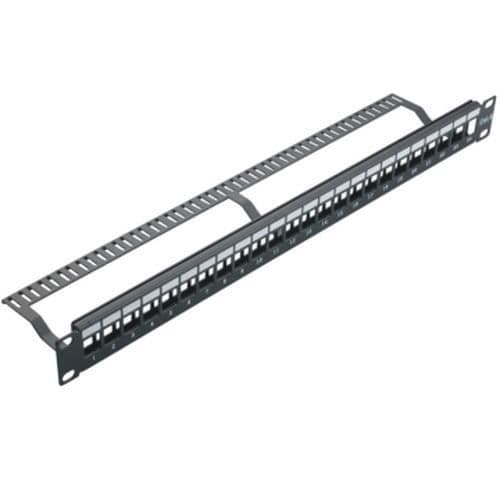 WP WPC-PAN-BU24, RJ-45, Cat5e, Svart Svart