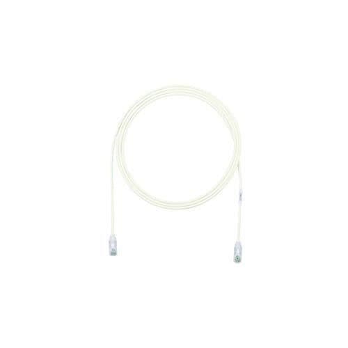 5m Cat6 UTP nätverkskabel - PANDUIT - Vit - Guldpläterade RJ-45-kontakter