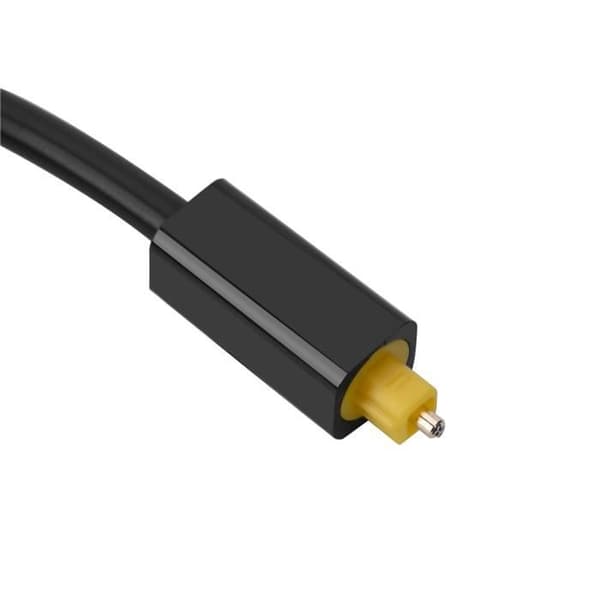 1 till 2 Fiberoptisk ljudsplitter, digital optisk ljud för Toslink, digital ljudkabel - JA