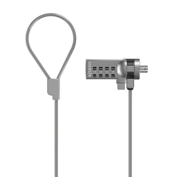 Turvakaapeli Aisens ASLK-D40N01-SL Hopeinen 1,5 m